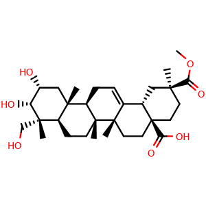 Chemical structure of Phytolaccagenin , CAS 1802-12-6, AChemBlock U107281
