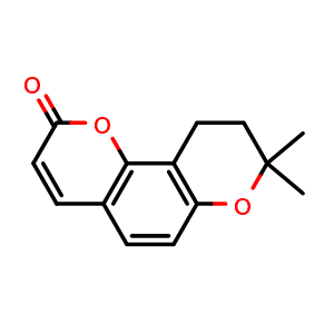 Chemical structure of dihydroseselin , CAS 2221-66-1, AChemBlock U107289