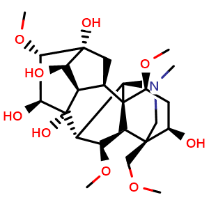 Chemical structure of Mesaconine , CAS 6792-09-2, AChemBlock U107302