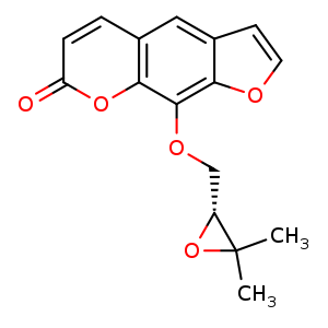 Chemical structure of Heraclenin , CAS 2880-49-1, AChemBlock U107325