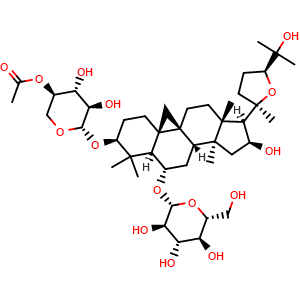 Chemical structure of Cyclocephaloside II , CAS 215776-78-6, AChemBlock U107338