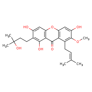 Chemical structure of Cratoxylone , CAS 149155-01-1, AChemBlock U107344