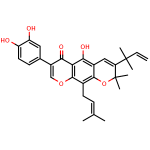 Chemical structure of Flemiphilippinin A , CAS 140366-64-9, AChemBlock U107349