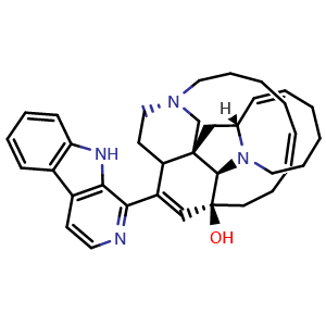 Chemical structure of Manzamine A , CAS 104196-68-1, AChemBlock U107357