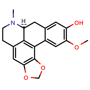 Chemical structure of (+)-Cassythicine , CAS 5890-28-8, AChemBlock U107364
