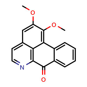 Chemical structure of Lysicamine , CAS 15444-20-9, AChemBlock U107367