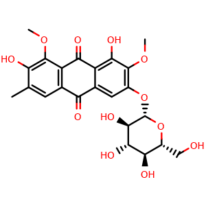 Aurantio-obtusin-6-O-β-D-glucoside
