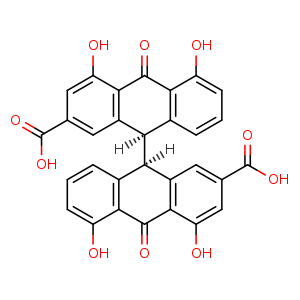 Chemical structure of Sennidine A , CAS 641-12-3, AChemBlock U107379