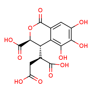 Chemical structure of Chebulic acid , CAS 23725-05-5, AChemBlock U107383