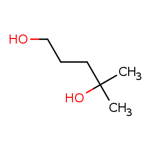 Chemical structure of 4-Methylpentane-1,4-diol , CAS 1462-10-8, AChemBlock U107411