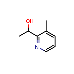 Chemical structure of 1-(3-Methylpyridin-2-yl)ethanol , CAS 780804-99-1, AChemBlock U107414