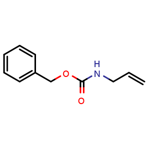 Chemical structure of Benzyl allylcarbamate , CAS 5041-33-8, AChemBlock U107447