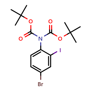 Bis(1,1-dimethylethyl)-(4-bromo-2-iodophenyl) imidodicarbonate