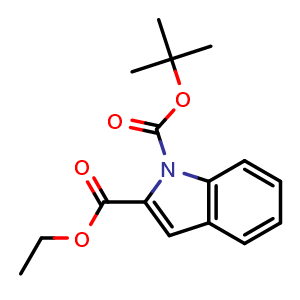 1-tert-Butyl 2-ethyl 1H-indole-1,2-dicarboxylate