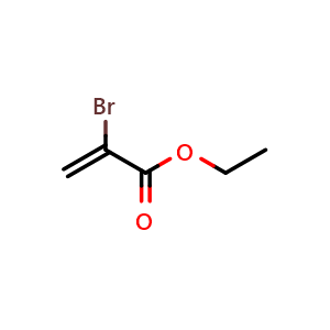 Chemical structure of Ethyl 2-bromoacrylate , CAS 5459-35-8, AChemBlock U107629