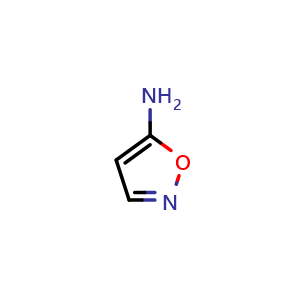 Chemical structure of Isoxazol-5-amine , CAS 14678-05-8, AChemBlock U107671