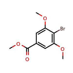 Chemical structure of Methyl 4-bromo-3,5-dimethoxybenzoate , CAS 26050-64-6, AChemBlock U107692