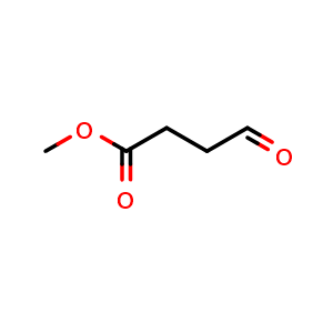 Chemical structure of Methyl 4-oxobutanoate , CAS 13865-19-5, AChemBlock U107711