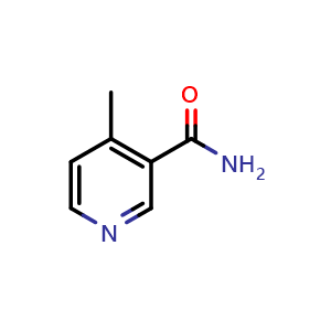 Chemical structure of 4-Methylpyridine-3-carboxamide , CAS 7250-52-4, AChemBlock U107714