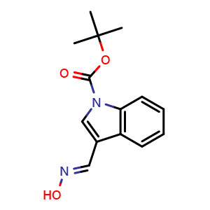 tert-Butyl 3-((hydroxyimino)methyl)-1H-indole-1-carboxylate