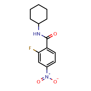 N-Cyclohexyl-2-fluoro-4-nitrobenzamide