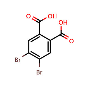 Chemical structure of 4,5-Dibromophthalic acid , CAS 24063-28-3, AChemBlock U107831