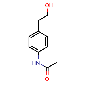 Chemical structure of N-(4-(2-Hydroxyethyl)phenyl)acetamide , CAS 83345-11-3, AChemBlock U107864