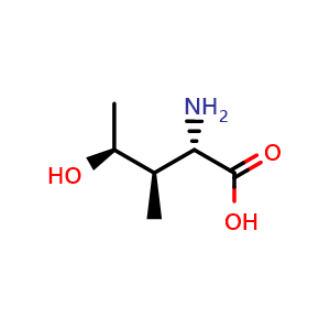 Chemical structure of (2S,3R,4S)-4-Hydroxyisoleucine , CAS 55399-93-4, AChemBlock U107865