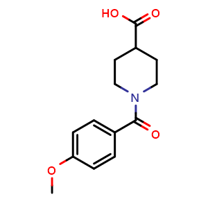 1-(4-Methoxybenzoyl)piperidine-4-carboxylic acid