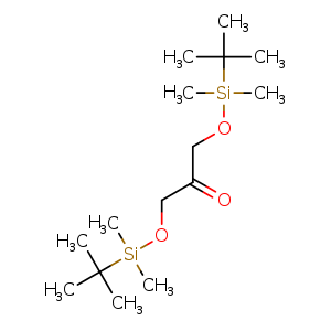 Chemical structure of 2,2,3,3,9,9,10,10-Octamethyl-4,8-dioxa-3,9-disilaundecan-6-one , CAS 127382-65-4, AChemBlock U107904