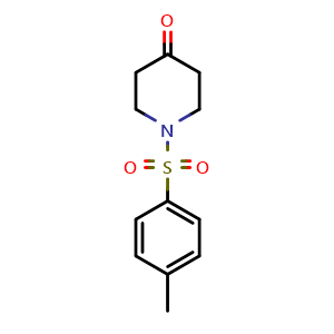 Chemical structure of 1-Tosylpiperidin-4-one , CAS 33439-27-9, AChemBlock U107908