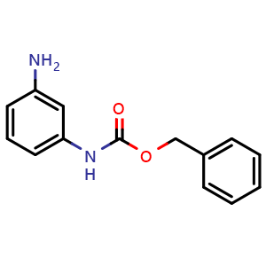 Chemical structure of Benzyl 3-aminophenylcarbamate , CAS 113261-00-0, AChemBlock U107923