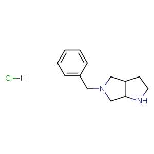 Chemical structure of 5-Benzyloctahydropyrrolo[3,4-b]pyrrole hydrochloride , CAS 1951439-68-1, AChemBlock U107930