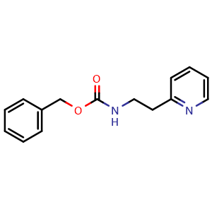 Chemical structure of Benzyl 2-(pyridin-2-yl)ethylcarbamate , CAS 1248568-79-7, AChemBlock U107931