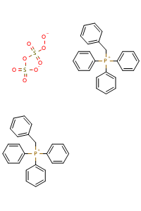 Chemical structure of Bis(benzyltriphenylphosphonium)peroxydisulfate , CAS 212509-30-3, AChemBlock U107934