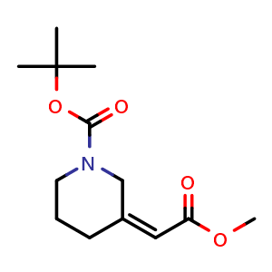 (Z)-tert-Butyl 3-(2-methoxy-2-oxoethylidene)piperidine-1-carboxylate