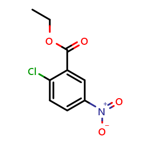 Chemical structure of Ethyl 2-chloro-5-nitrobenzoate , CAS 16588-17-3, AChemBlock U108018