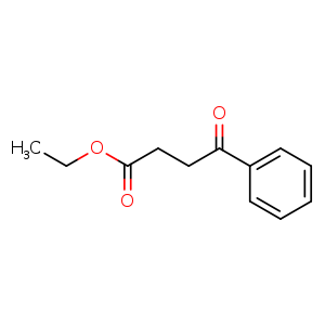 Chemical structure of Ethyl 4-oxo-4-phenylbutanoate , CAS 6270-17-3, AChemBlock U108035