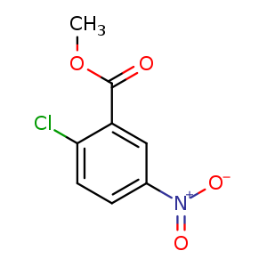 Chemical structure of Methyl 2-chloro-5-nitrobenzoate , CAS 6307-82-0, AChemBlock U108054