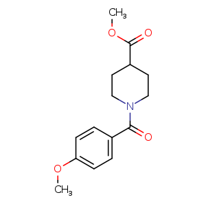 Methyl 1-(4-methoxybenzoyl)piperidine-4-carboxylate