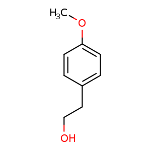 Chemical structure of 4-Methoxyphenethyl alcohol , CAS 702-23-8, AChemBlock U108189