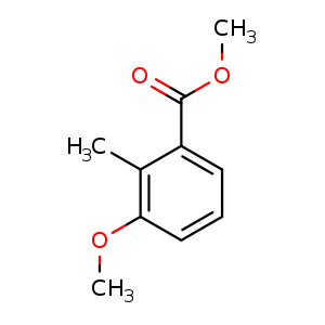 Chemical structure of Methyl 3-methoxy-2-methylbenzoate , CAS 42981-93-1, AChemBlock U108220