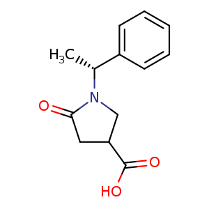5-Oxo-1-((R)-1-phenylethyl)pyrrolidine-3-carboxylic acid