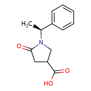 5-Oxo-1-((S)-1-phenylethyl)pyrrolidine-3-carboxylic acid