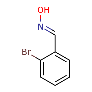 Chemical structure of 2-Bromobenzaldehyde oxime , CAS 34158-72-0, AChemBlock U108247