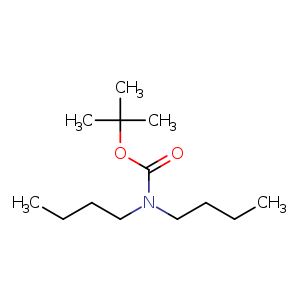 Chemical structure of tert-Butyl dibutylcarbamate , CAS 197958-46-6, AChemBlock U108259