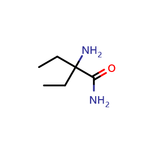 Chemical structure of 2-Amino-2-ethylbutanamide , CAS 258517-97-4, AChemBlock U108435