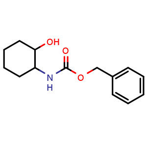 Chemical structure of Benzyl 2-hydroxycyclohexylcarbamate , CAS 92645-06-2, AChemBlock U108448