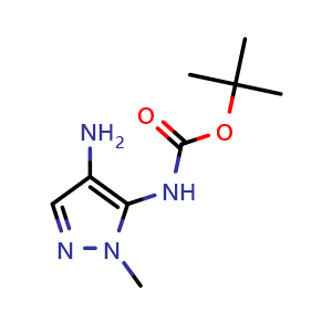 tert-Butyl 4-amino-1-methyl-1H-pyrazol-5-ylcarbamate