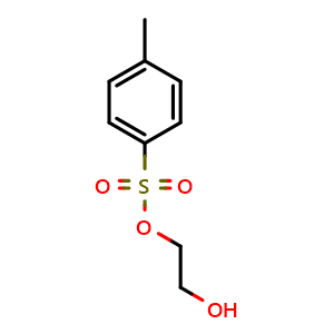 Chemical structure of 2-Hydroxyethyl 4-methylbenzenesulfonate , CAS 42772-85-0, AChemBlock U108518